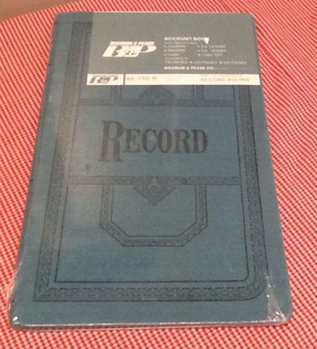 Boorum Pease Account Book Record Book New 150 Pages Record Ruling 66-150-R New