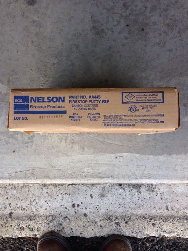 Nelson Firestop Putty  AA445 Box Of Ten Bars 1&#034;X3&#034;X12&#034; Each Bar