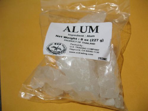 Alum Rock Crystals Aluminium Sulfate 8 oz