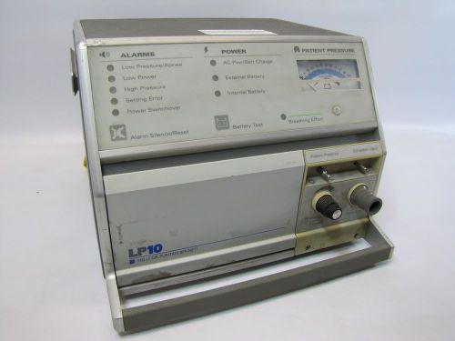 Nellcor Puritan Bennett LP10 Aequitron Portable Ventilator *See Description*