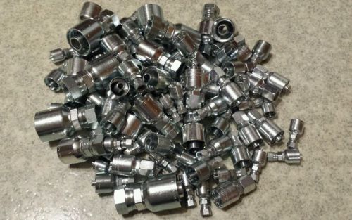 Parker hydraulic crimp fittings for sale
