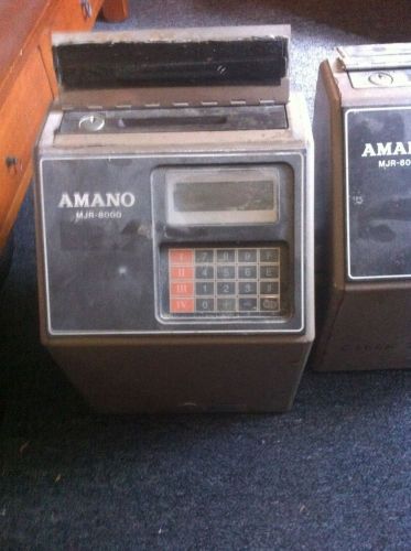 Amano MJR-8000 Computerized Time Clock $1049