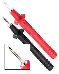 Extech TL743 Slim Reach Test Probe Set with Sharp End includes Protective Cap