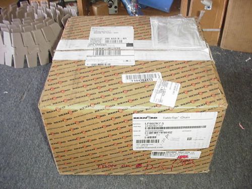 10FT REXNORD TABLETOP CHAIN 7.5&#034;WIDE X 1-1/2&#034;PITCH LF882K7-1/2 LF882K7.5 NEW