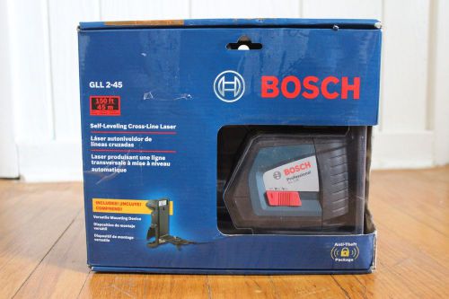 Bosch Self-Leveling Long-Range Cross-line Laser - Model:GL-245