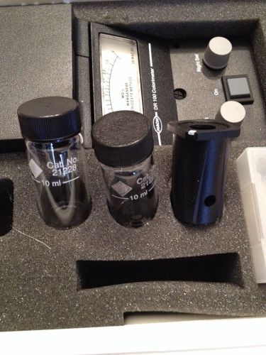 Colorimeter Kit, With Manganese HACH DR 100 Capsules. Fully operational, 1 Left.