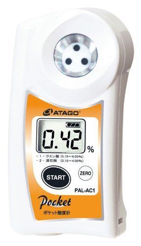 Pocket acidity meter PAL-AC1 (test kits) from Japan