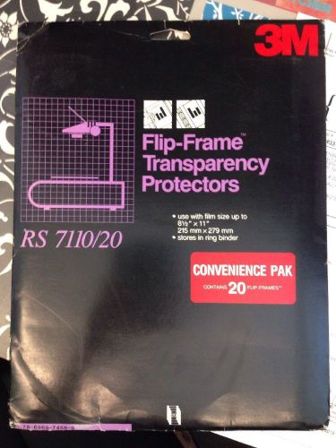 3M Flip Frame Transparency Protectors (open box of 17)