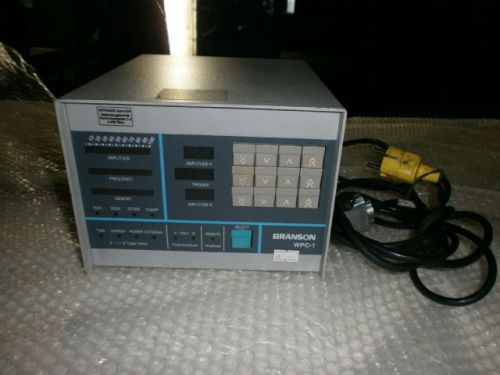 Branson WPC-1 Ultrasonic Welder Controller 100-125/200-250VAC 50/60Hz 1Phase