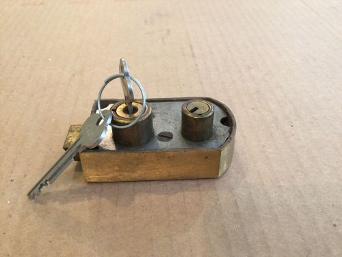 H.H.M. Safety Deposit Lock Box, RH Bronze Case Corr Renter&#039;s Key - Locksmith