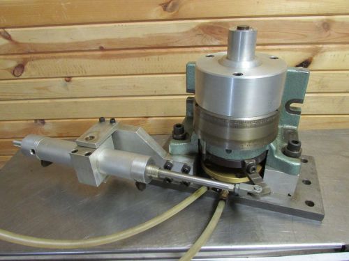 Bison 5824-4  pneumatic lathe collet chuck head-closer indexer rotary chuck for sale