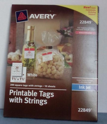 AVERY PRINTABLE TAGS WITH STRINGS 22849