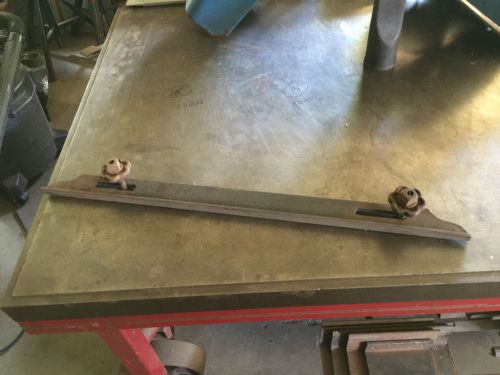 Pexto,Wysong Shear or Brake Back stop  27 inches long With Hardware