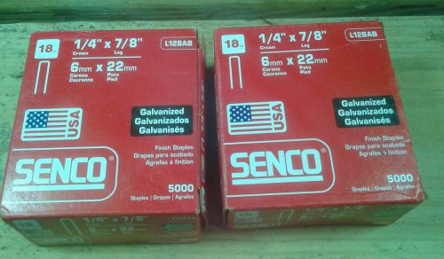 Seneco 18 staples L12bab lot of 2 boxes