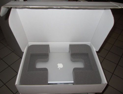 Laptop computer shipping box padded cardboard notebook 19&#034;x13.5&#034;x4.5&#034; apple for sale
