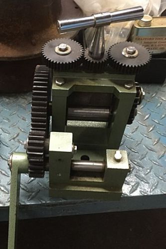 Hand Powered 3&#034; Rolling Mill, Durston / Cavallin Type Roll Mill with Extra Roll