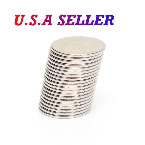 25pcs N50 Grade 15mm x 1 mm Strong Small Round Disc Rare Earth Neodymium Magnets
