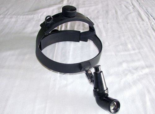 Fiberoptic ent headlight band only with storz fitting connector for sale