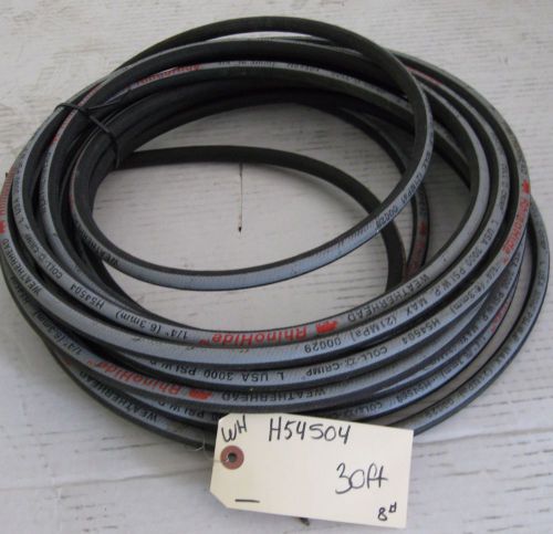 H54504 x 30&#039; hydraulic hose rhino hide abrasion cover  3000 psi for sale