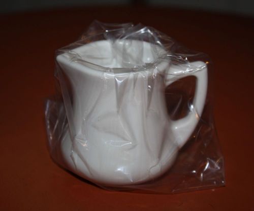 36 Pcs 2oz Creamer w/Handle-White  Clipper Brand Restaurant (CASE) NEW