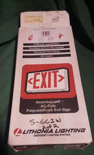 Lithonia lighting exit sign