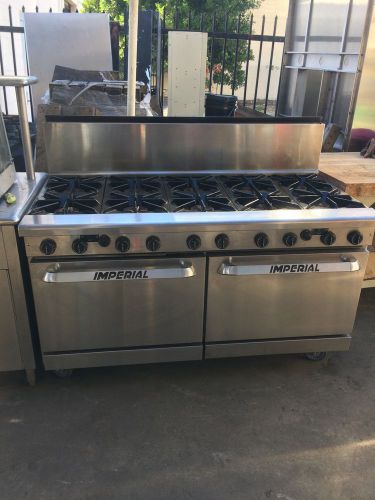 Imperial 10 Burner Stove With Double Conventional Oven Horno Estufa