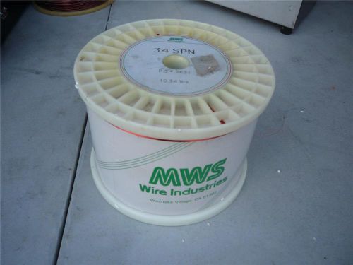 MWS wire Industry 34 AWG Enameled Copper Magnetic Coil