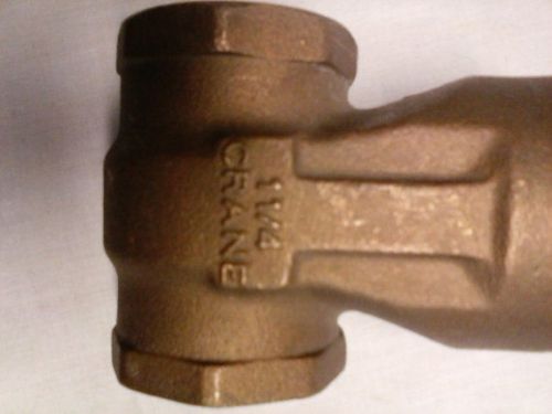 Crane 1 1/4 threaded Gate valve