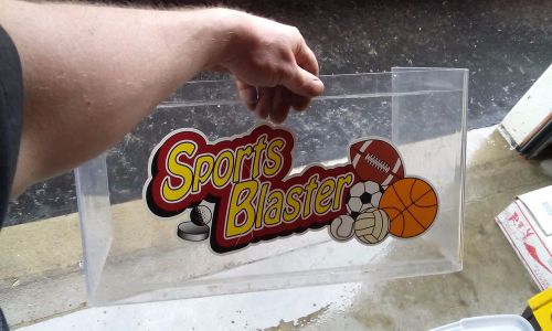 Sports Blaster Gumball machine plexi front