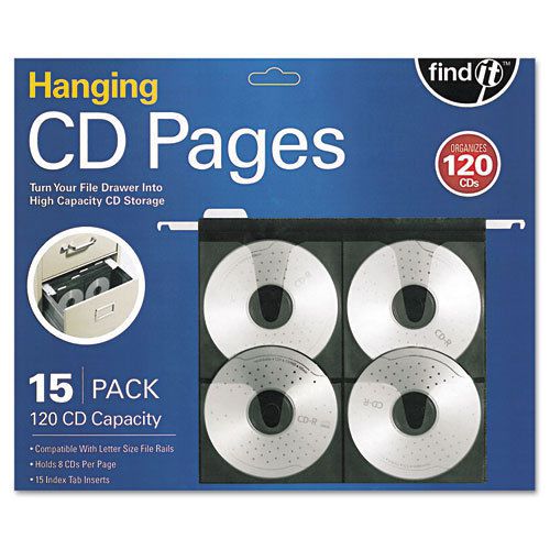 Hanging cd pages, 15/pack for sale