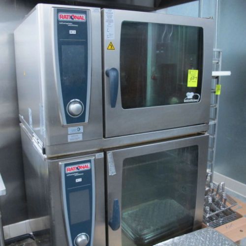Rational combi oven steamer convection double stack for sale