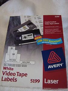 Avery VHS Laser Labels #5199