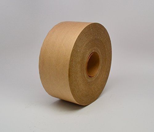 New central intertape kraft reinforced water activated tape (1 roll) 3&#034; x 450&#039; for sale