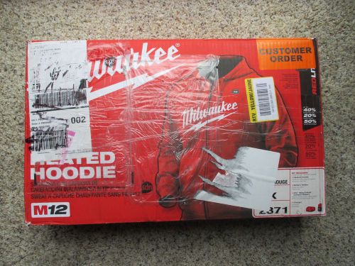 Milwaukee 2371-3x m12 cordless red heated hoodie kit - 3x for sale
