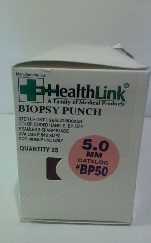 HealthLink Biopsy Punches 5.0 mm 15 ct