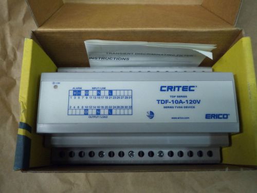 ERICO CRITEC ERITECH Line Filter TDF-10A-120V Surge Protection Device