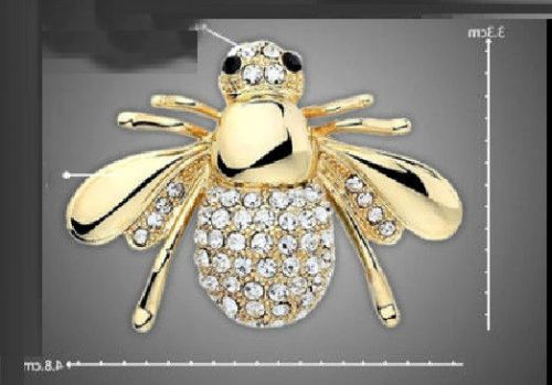 1 - Honey Bee Pin - Brooch - new - Fashion Jewelry