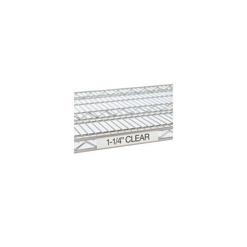 Metro 9990CL Plastic Label Holder, 3&#034; Length x 1-1/4&#034; Width, Clear