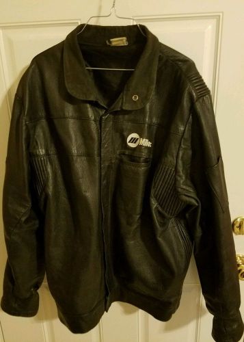 MILLER ELECTRIC Black Pigskin Leather Welding Jacket, Size: 3XL, 30&#034; Length