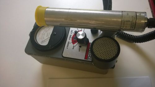 Working Victoreen THYAC III  490 Geiger Counter 489-35 Probe Test Source Speaker