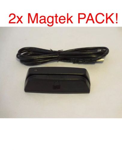 Lot Of 2 - Magtek 21073062 Card Reader USB 2.0