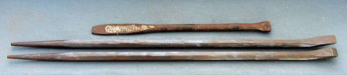 2 Vintage Klein Tools Tire Irons 1- ABC Spoon Pry Bars