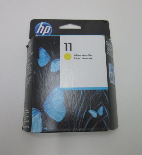 Genuine HP 11 Printer Ink Cartridge Yellow in Sealed Box
