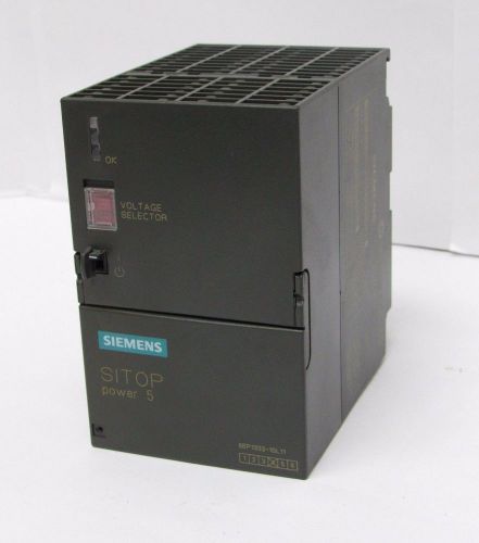 SIEMENS SITOP POWER 5 6EP1333-1SL11 POWER SUPPLY 120-230V AC 24VDC 5A