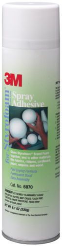3M Styrofoam Spray Adhesive  8.11-Ounce