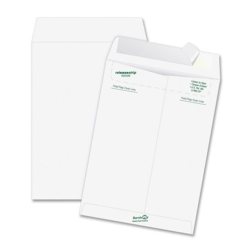 Quality Park  R1790 Quality Open End Tyvek Envelopes 12x15-1/2 White 100/Box