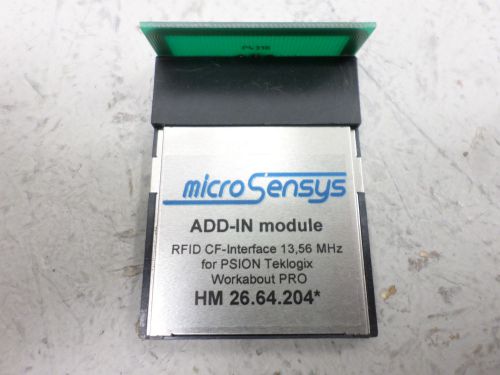 Micro sensys add-in module rfid-cf interface for psion teklogix workabout pro for sale