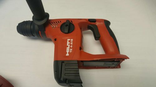 Hilti te 4-a18, cordless rotary hammer drill sds &#034; body&#034; only for sale