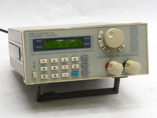 Circuit Specialists 3710A Programmable DC Electronic Load Power Supply 360V 150W