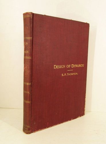 1903 Book on Design of Dynamos